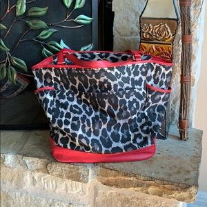 Coach tote ocelot print